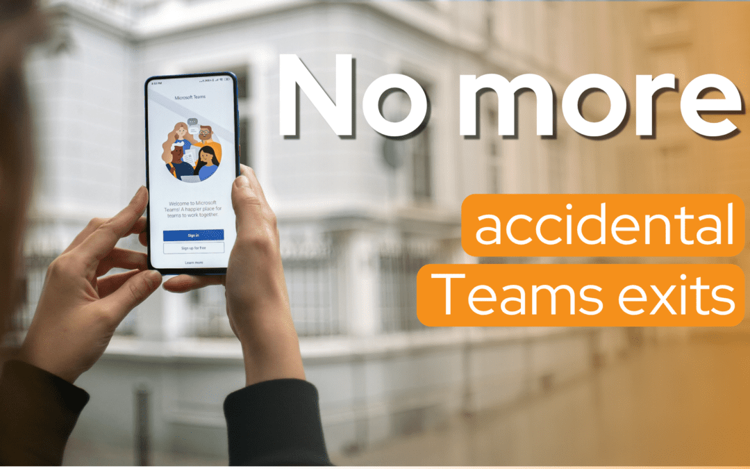 Teams update: No more accidental quitting